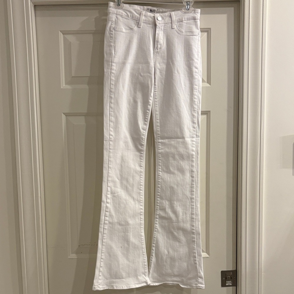 PAIGE White Flare Jeans